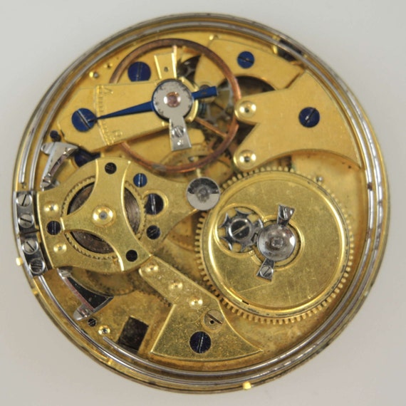 Early quarter repeater pocket watch movement c1840 - image 1