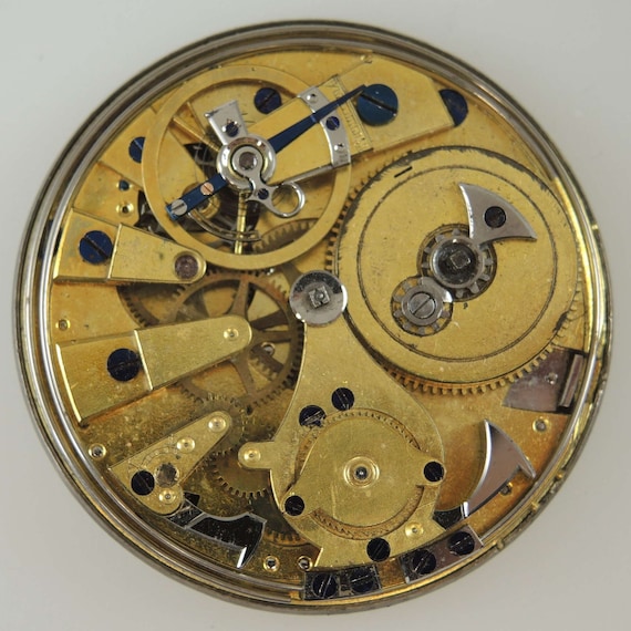 Early quarter repeater pocket watch movement c1840