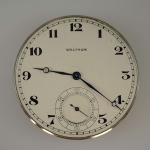 14 size 19 Jewel Waltham Riverside A pocket watch movement c1919