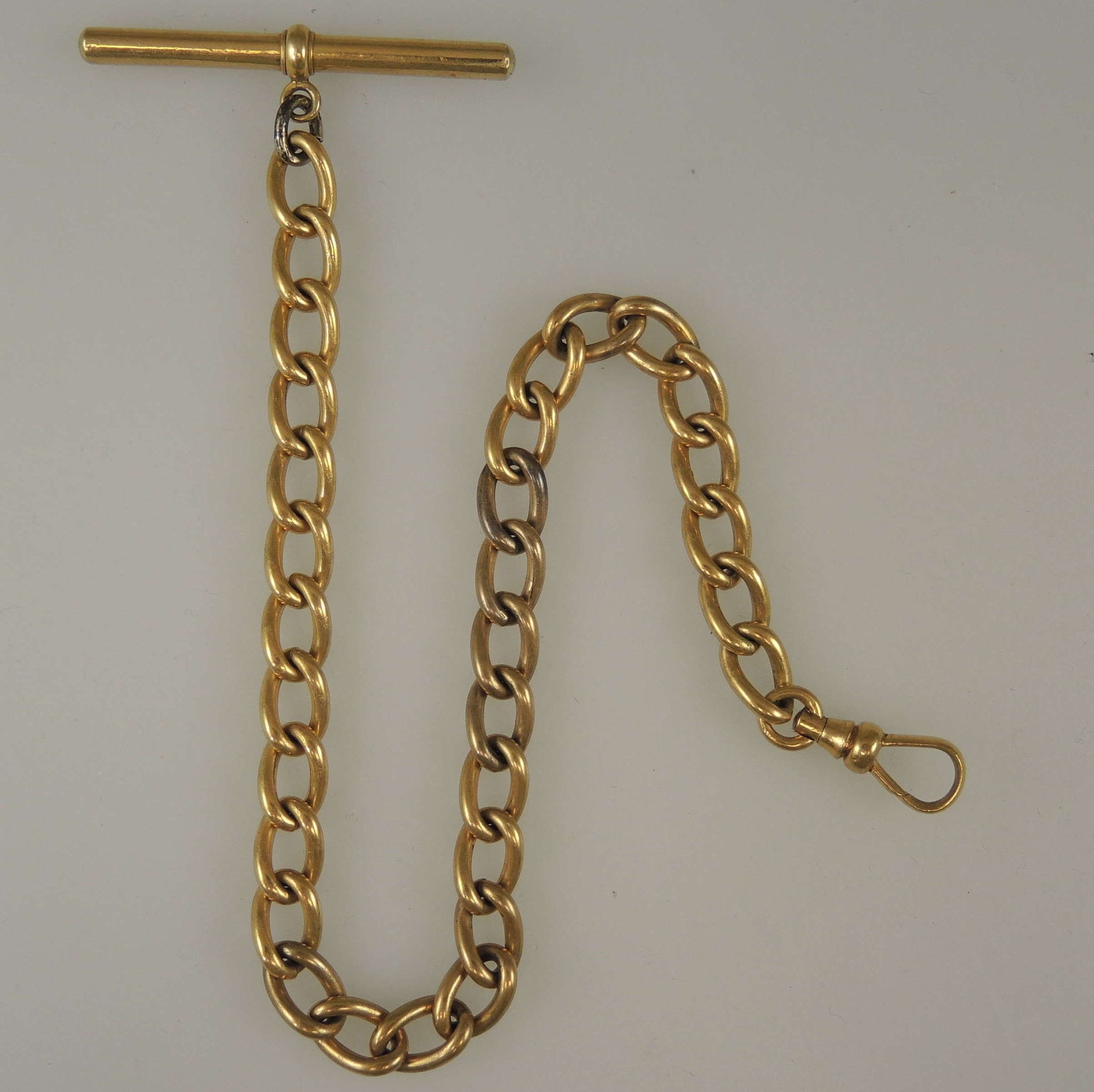 Victorian Gold Plated Pocket Watch Chain C1880 - Etsy