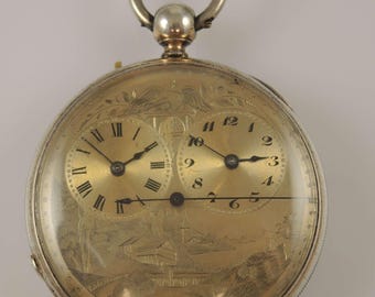 Vintage Tiffany & Co. 8 Day 15 Jewel Travel Clock Concord