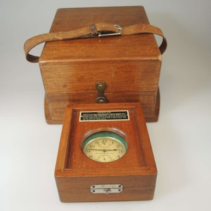 35s Model 22 Hamilton Deck watch w/ original outer boxes c1942