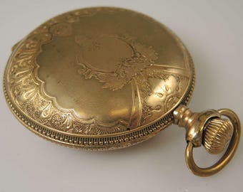 18 Size 21 Jewel Rockford RG Railroad Grade Hunter Pocket Watch