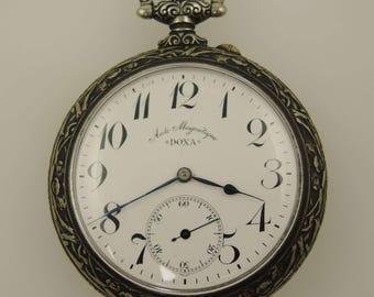 Doxa Hors Concours 1905 Award Pocket Watch Extra Large 69mm