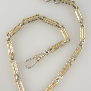 Fancy Gold Plated Watch Chain. Circa 1890