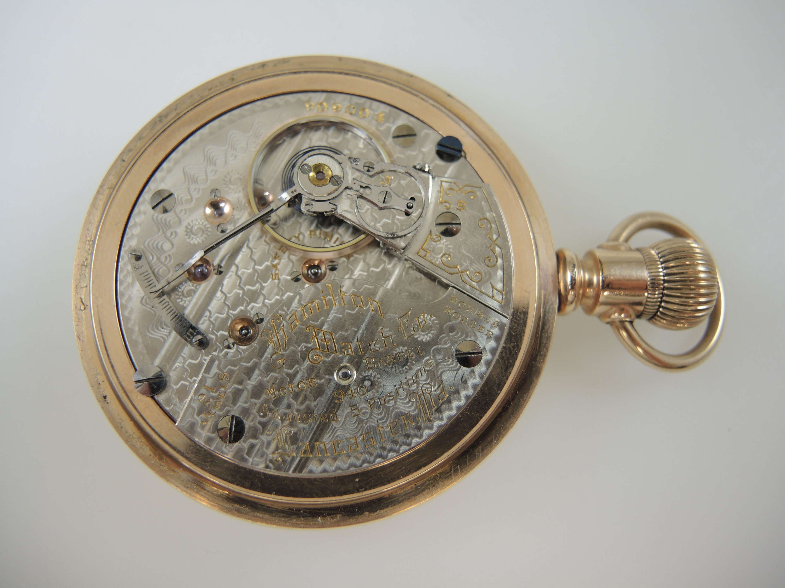 Hamilton 940 top pocket watch