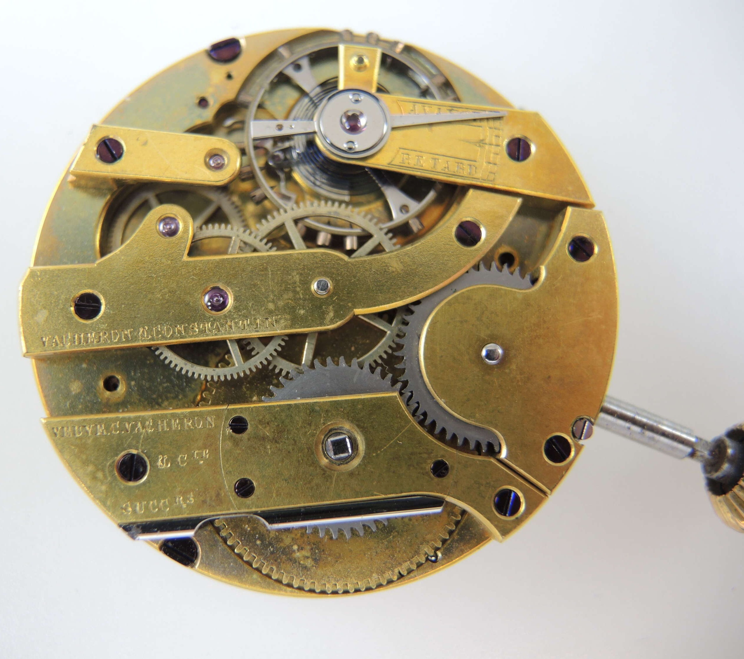 Genuine Vacheron Constantin pocket watch movement c1890