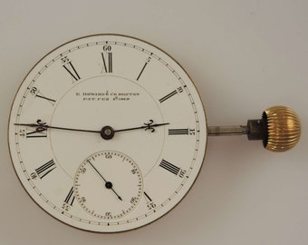 16 size L E Howard & Co Series V movement c1881