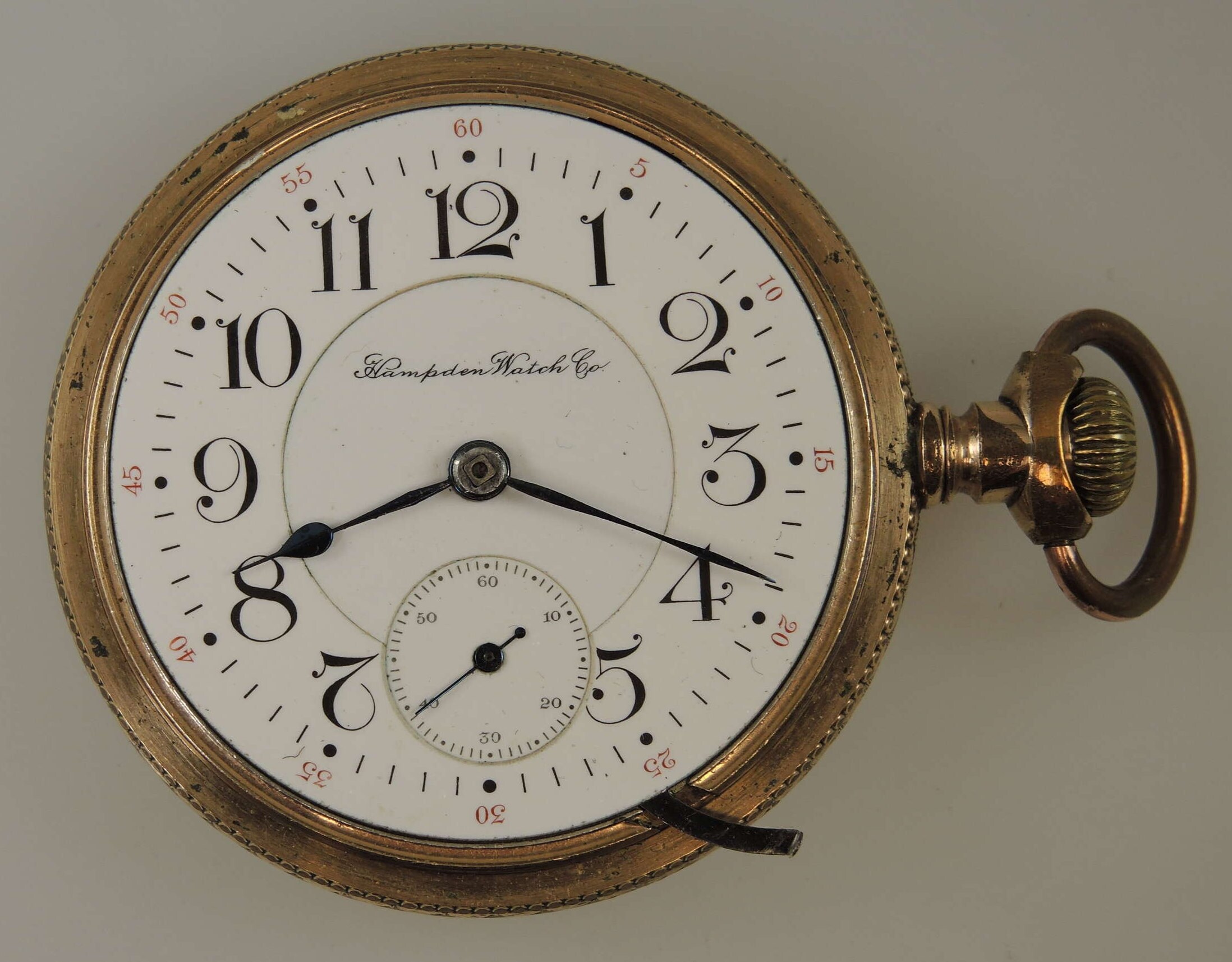 18s 17J Jewel Hampden NEW RAILWAY Pocket Watch C1899 Etsy