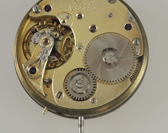 Wysokiej jakości mechanizm zegarka kieszonkowego Swiss Unions z ok. 1910 r.