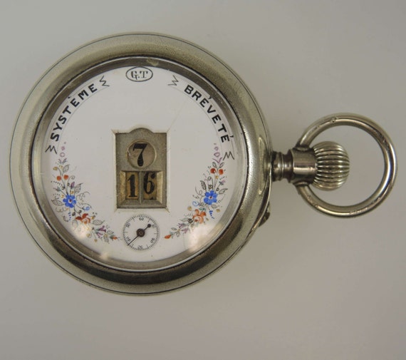 Unusual Jump Digital Pocket Watch. GT Patent. C1880 - Etsy Unusual Jump Digital Pocket Watch. GT Patent. C1880 - Etsy