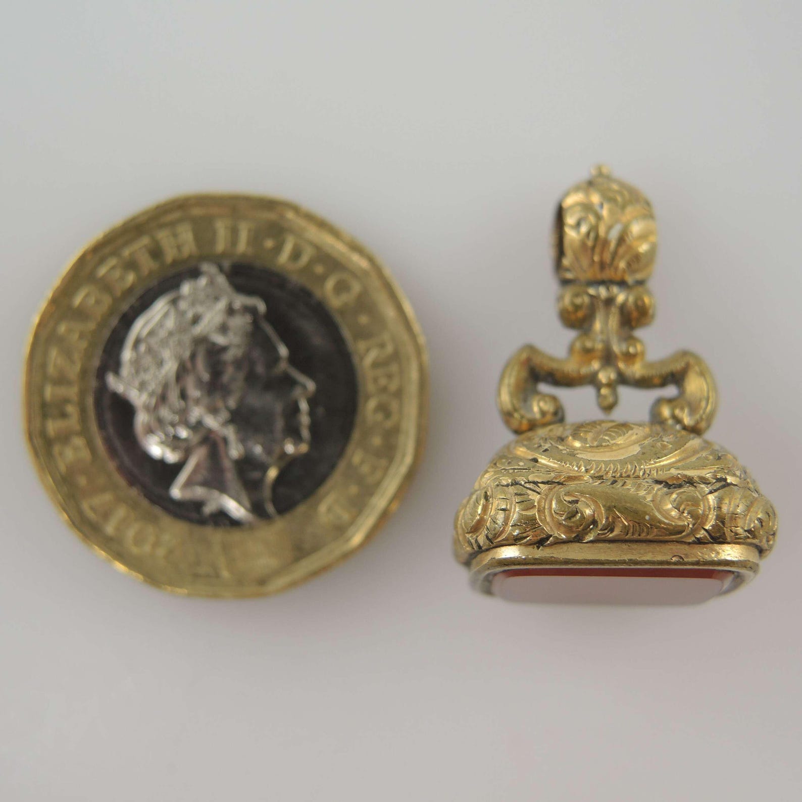 Fancy Gilt Victorian Stone Set Seal C1850 - Etsy