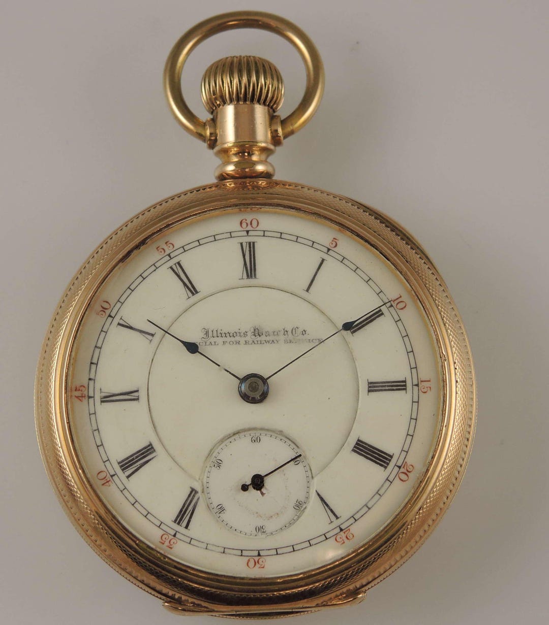 18 Size 17 Jewel Illinois Rail Road King Pocket Watch C1892