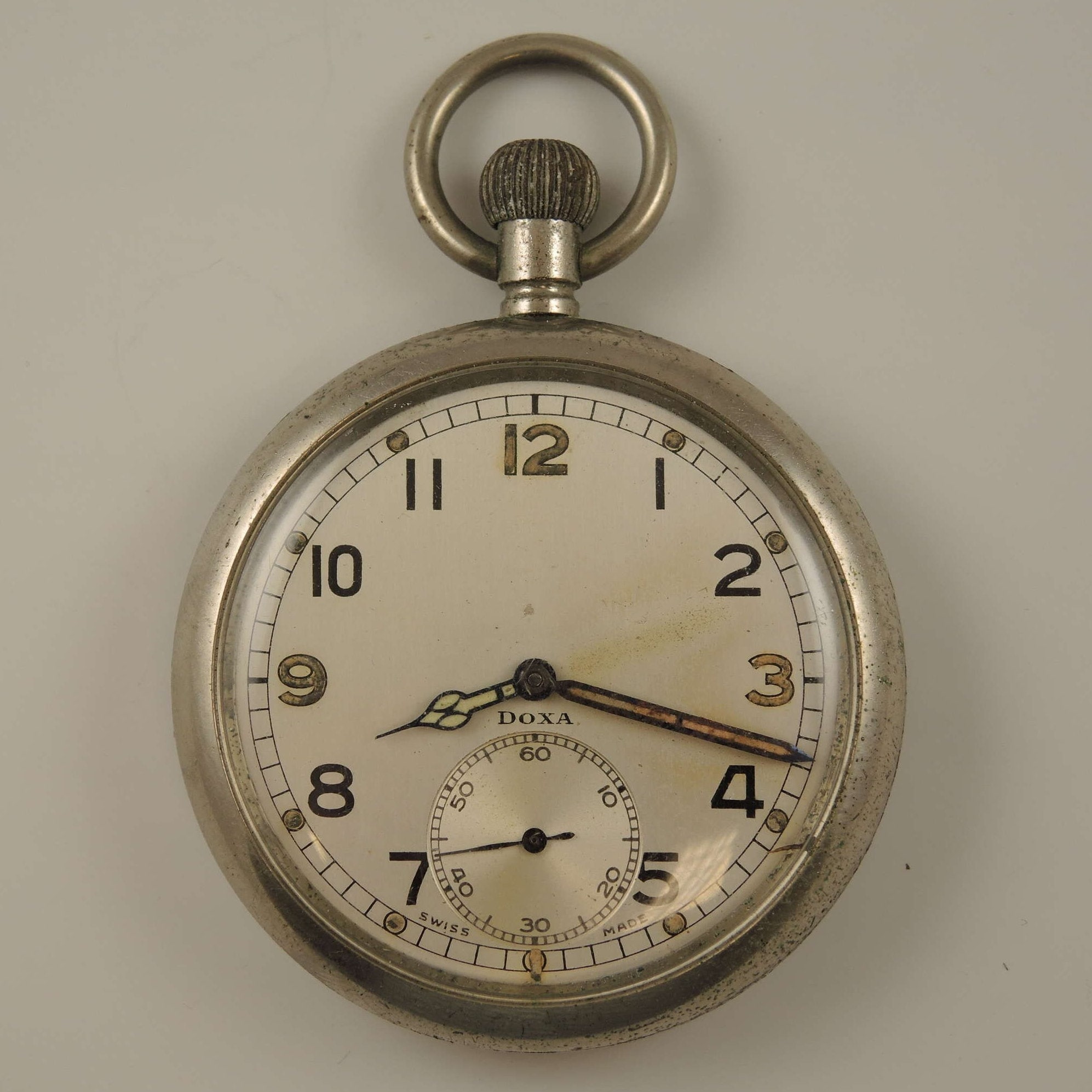 Military Pocket Watch by Doxa C1940 Etsy Canada