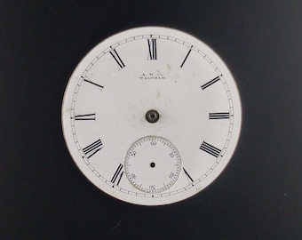 18s A.W. Waltham Co dial