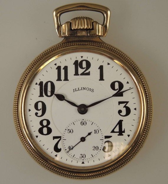 【SALE/37%OFF】 Raro 16s 21J Illinois Bunn Special 60 horas reloj de 手巻き