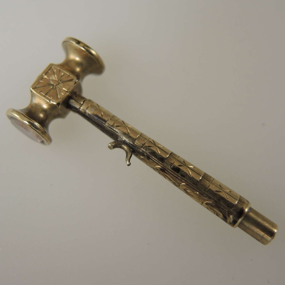 Unusual Victorian Novelty Pocket Watch Key C1850 Etsy