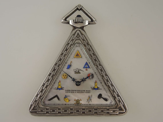 freimaurer taschenuhr dreieckig