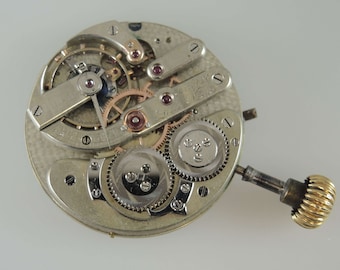 High Quality pocket watch movement by Perret & Co c1890