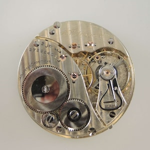 16 size 21 Jewel Elgin B W Raymond pocket watch movement c1925
