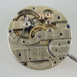 Rare Jules Jurgensen pocket watch movement c1880