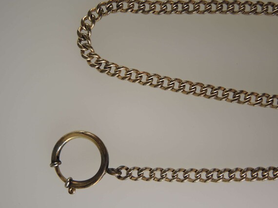 Victorian gold plated watch chain c1890 - image 3