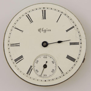 0s 11J Elgin pocket watch movement c1893