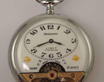 ヴィンテージ ヘブドマス 8日間懐中時計 1965年頃 - Etsy 日本
