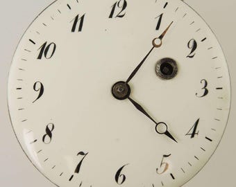 Movimiento de reloj de bolsillo con repetición de cuartos y escape de áncora, circa 1810.