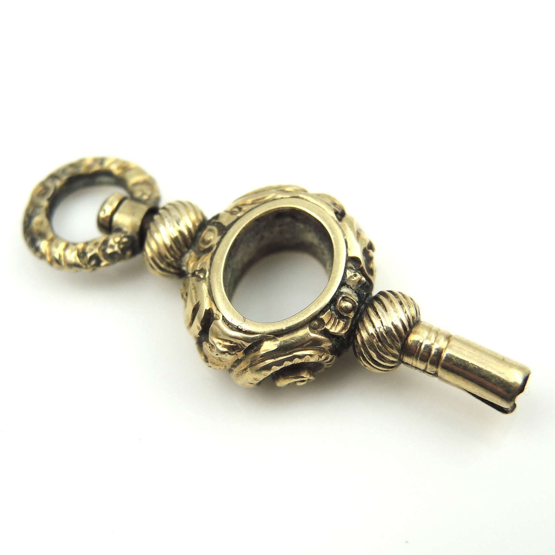 Victorian 15K gold pocket watch key c1850