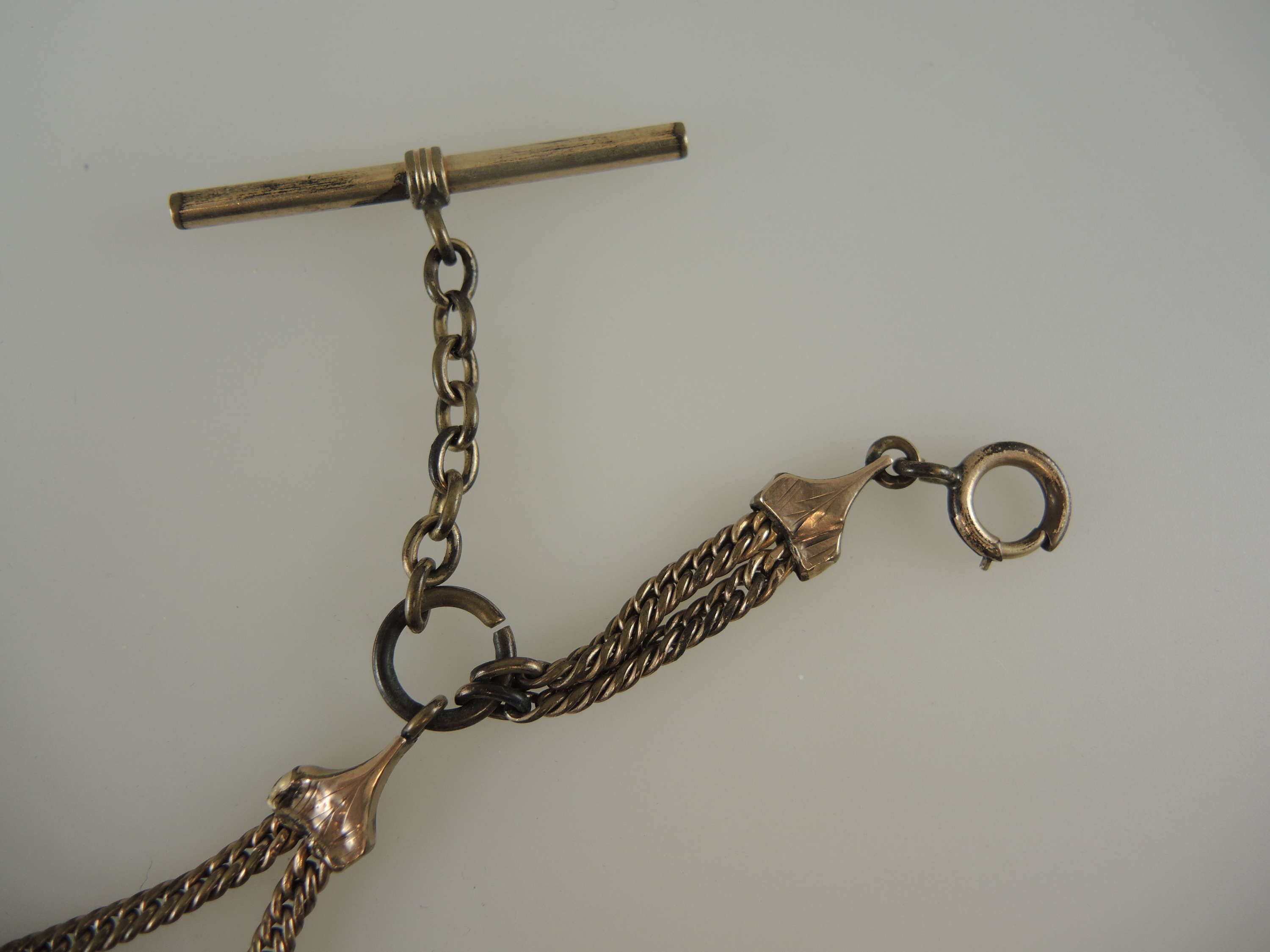 Peaky Blinders style Victorian pocket watch chain c1890 -  Portugal