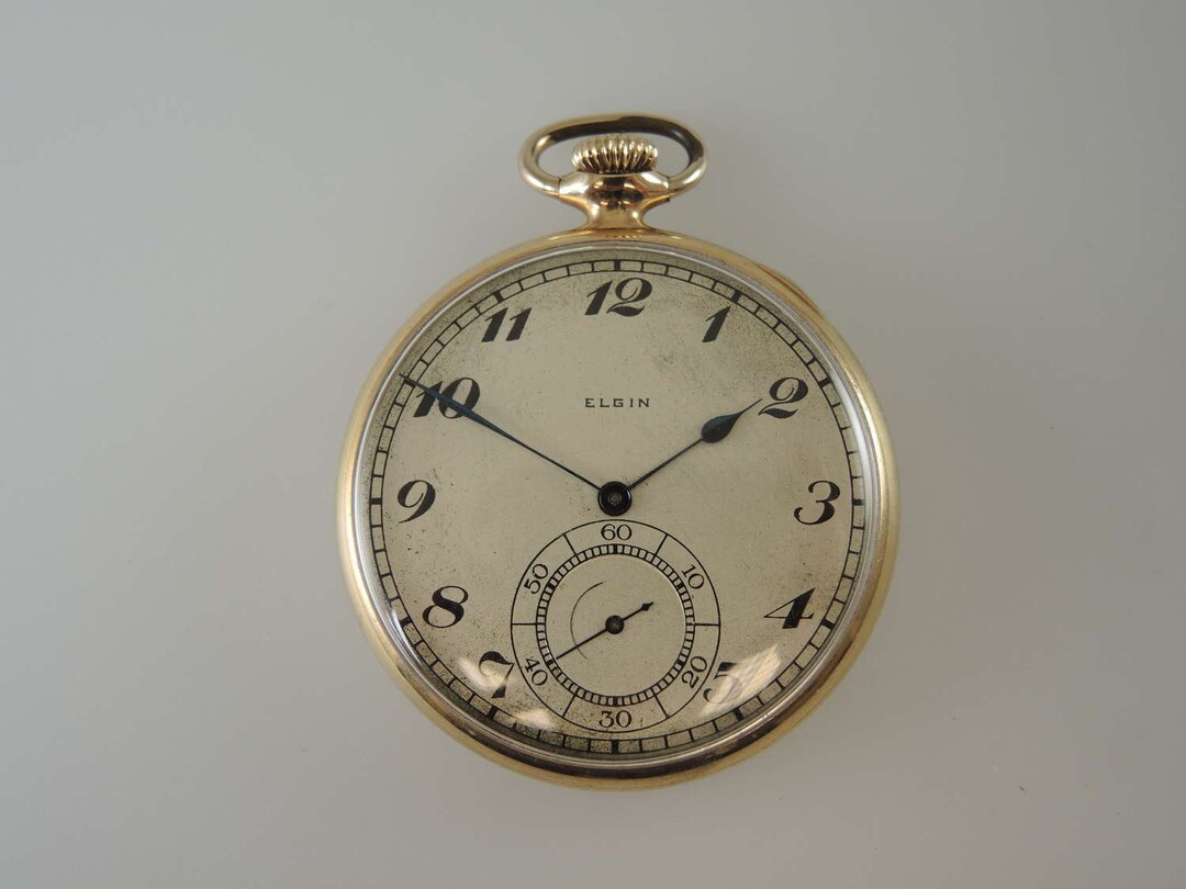 17 Jewel GM Wheeler Elgin Pocket Watch C1920