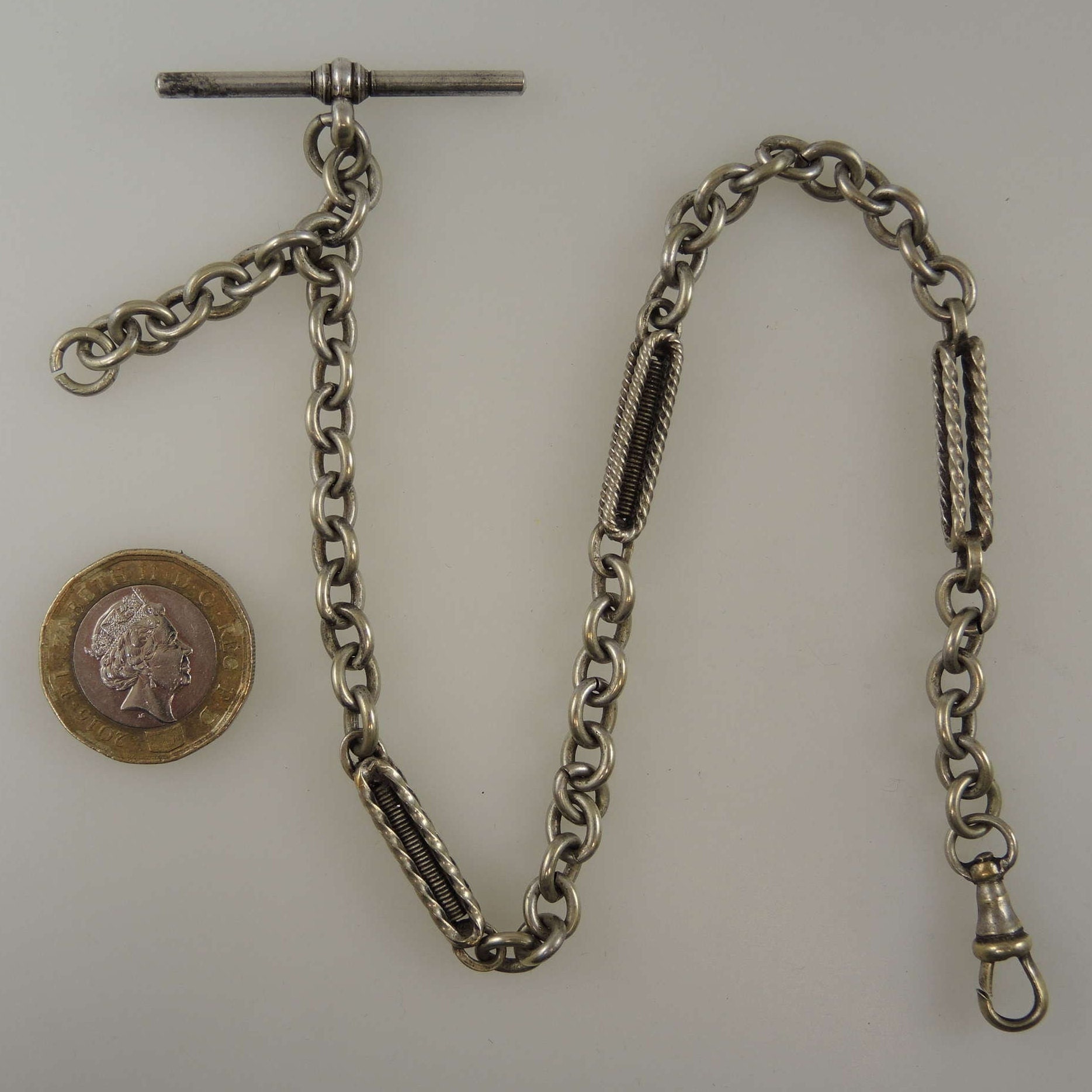 Victorian Pocket Watch Chain C1880 Etsy Australia