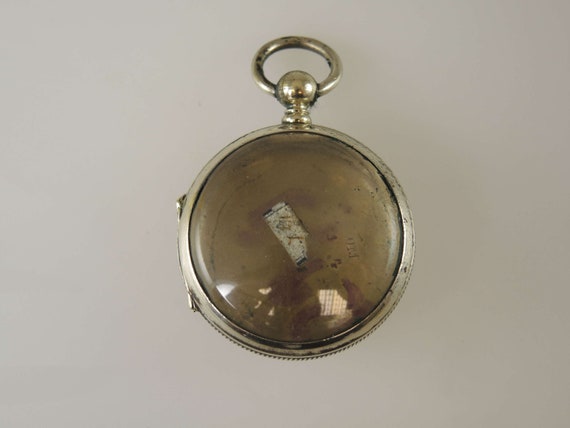 Antique Swiss Pocket Watch Case Locket Keepsake Relic Late 1800s Steampunk Parts Antique Silver Pocket Watch Case Serial #1335 | Mercari main image 3