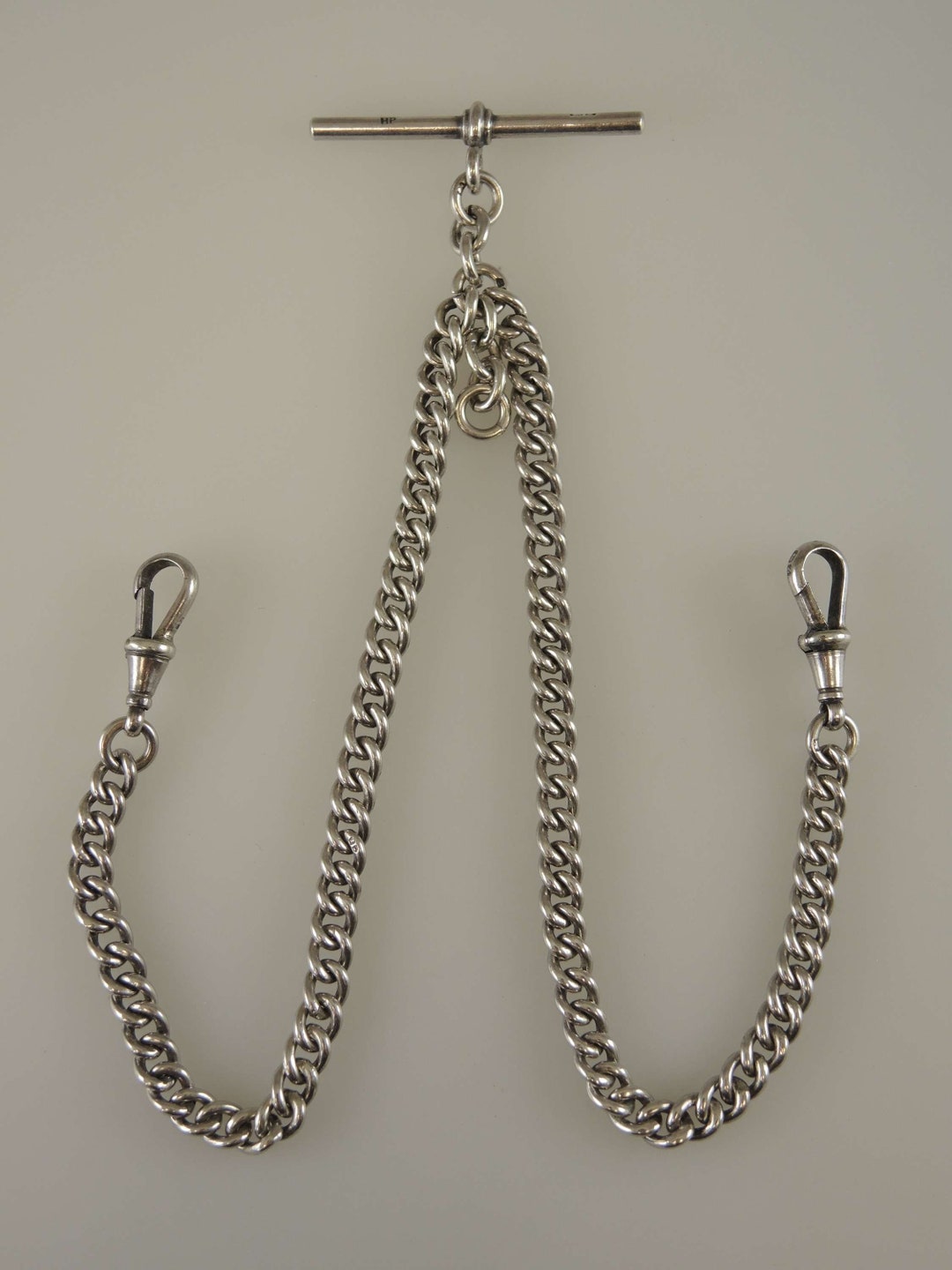 Victorian English Silver Pocket Watch Double Birmingham