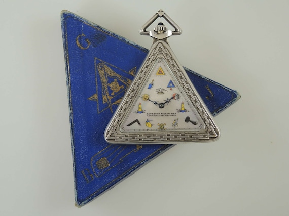 freimaurer taschenuhr dreieckig