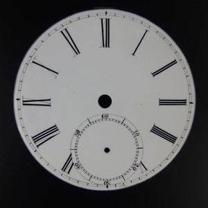 English dial with brass dial plate c1880