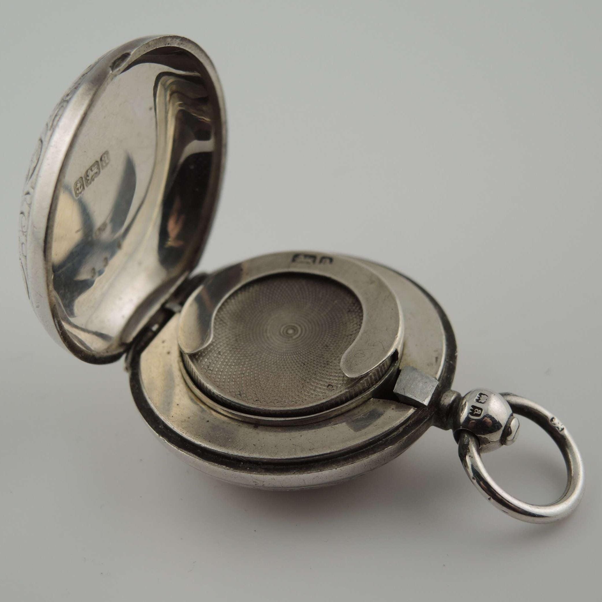ell　1900s Sovereign Case Antique Sterling Silver Sovereign Coin Case, Circa 1900 - Etsy