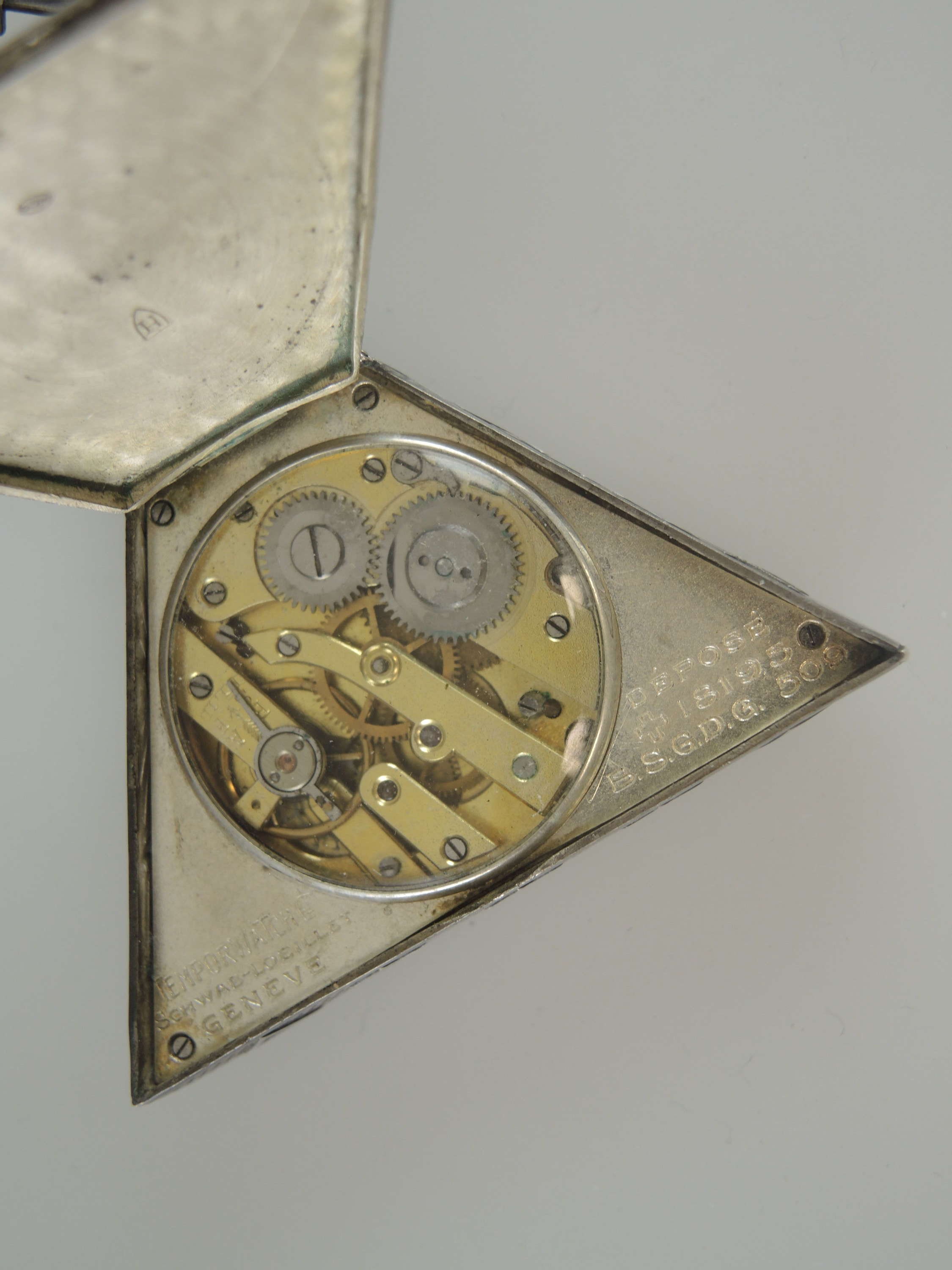Original and Rare Silver and Enamel Masonic Pocket Watch C1910