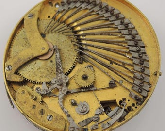 Movimiento de reloj de bolsillo de repetición musical georgiano, c1810