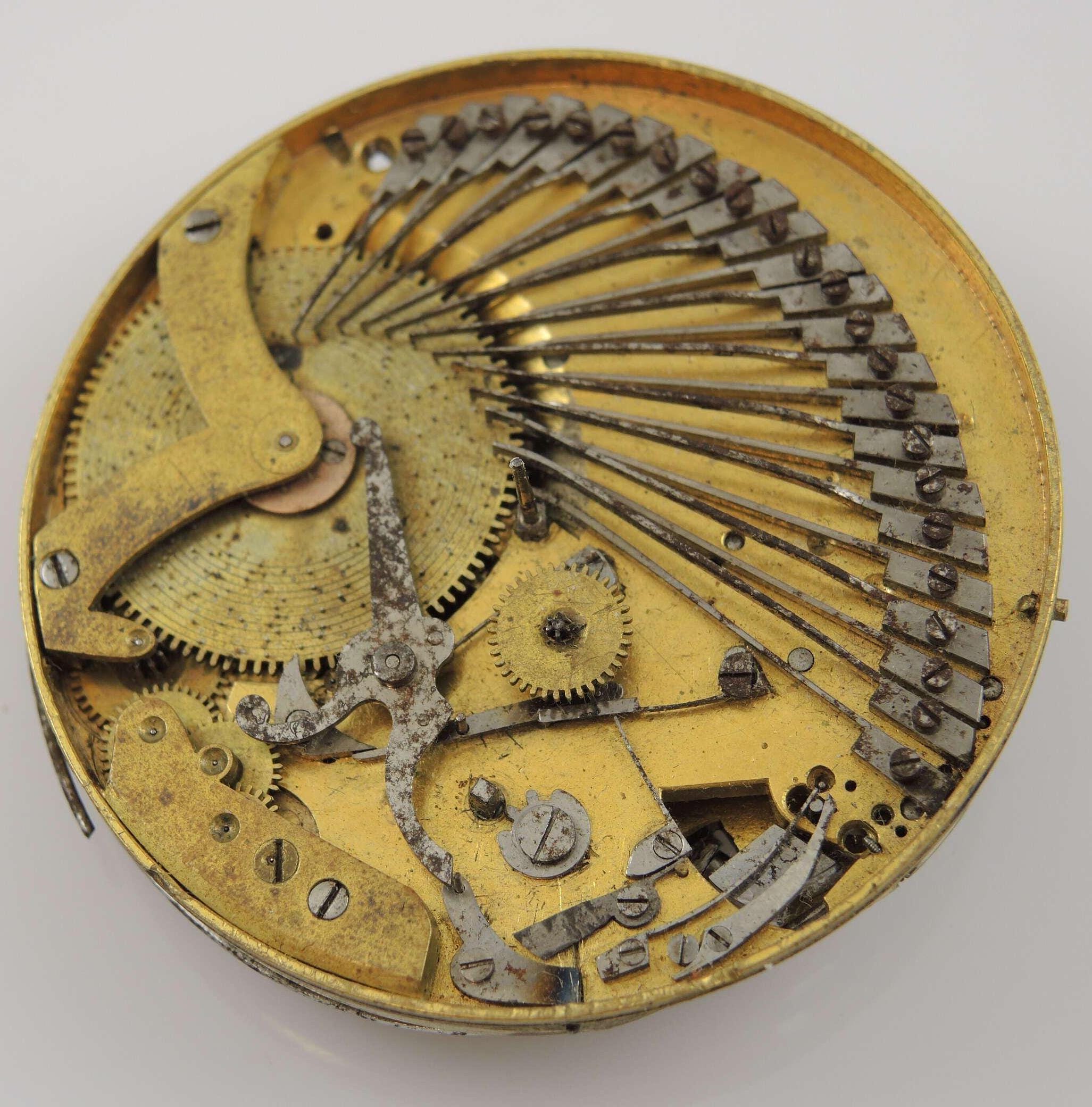 Georgian MUSICAL REPEATING Pocket Watch Movement C1810