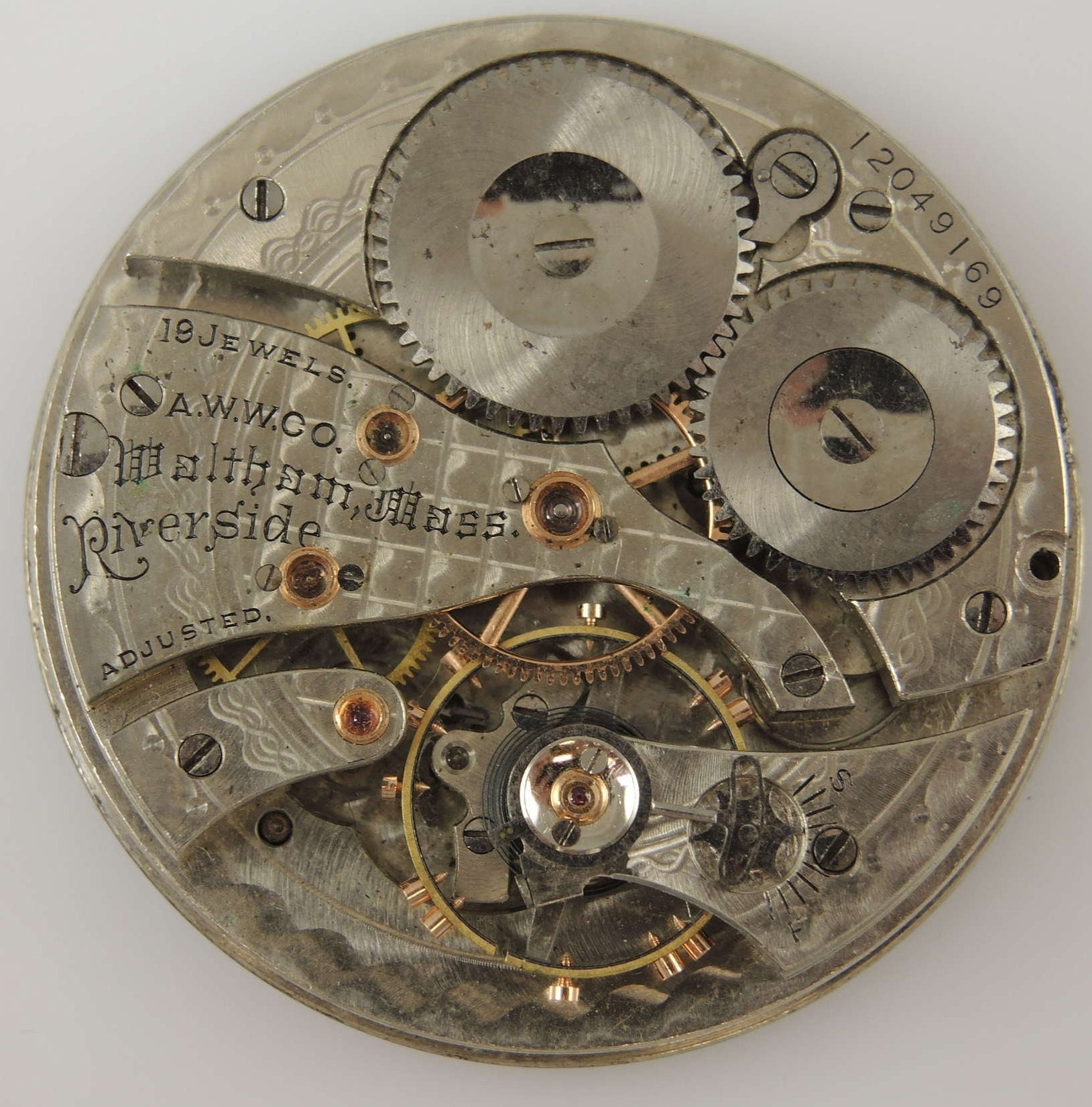 z*g様 超希少品　Waltham side 12サイズ 19 jew 12 Size 19 Jewel Waltham Riverside Movement C1902 - Etsy