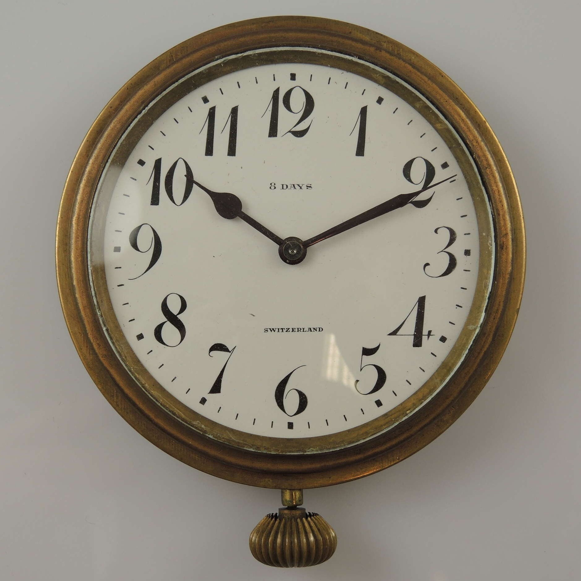 Large 8 Day Desk Clock or Car Dashboard Watch Made for TIFFANY