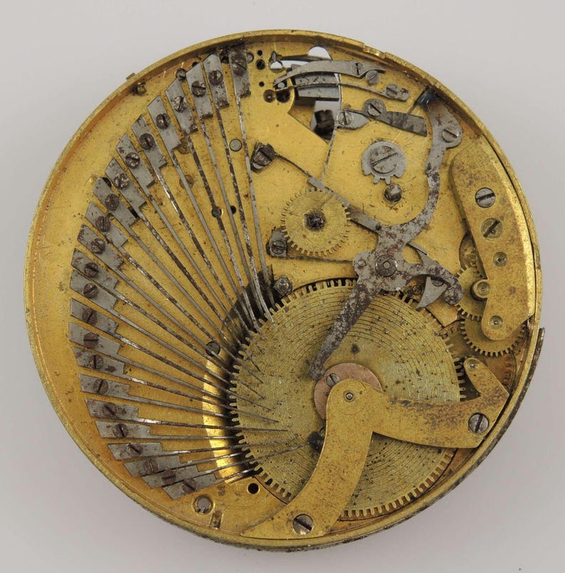 Georgiskt musikaliskt upprepande fickurverk ca 1810 bild 2