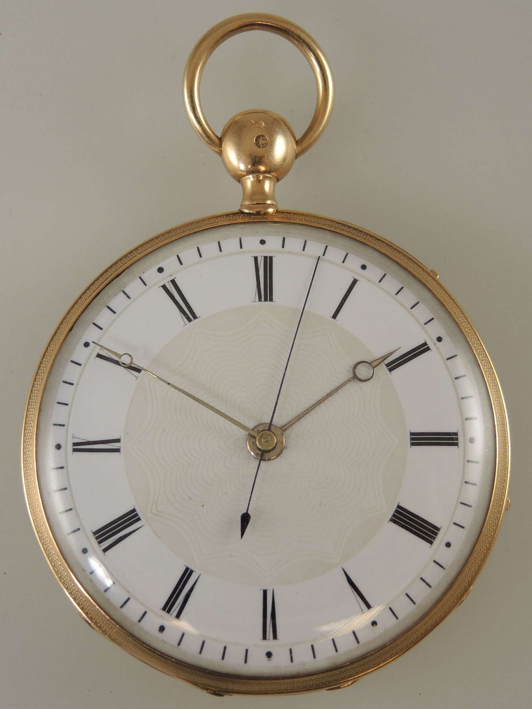 18K Viertel-Repetition mit unabhängiger Sekunde seltenem Zifferblatt um  1830