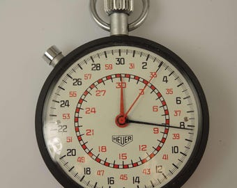 Heuer Split Second Stop Watch. Grade 7715 C1970 - Etsy