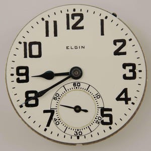 16 size 21 Jewel Elgin BW Raymond pocket watch movement c1924