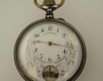 Doxa Hors Concours 1905 Award Pocket Watch Extra Large 69mm