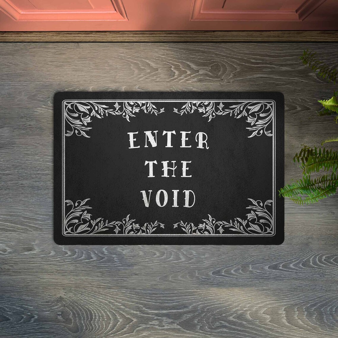 Satanic Gothic Witch Door Mat