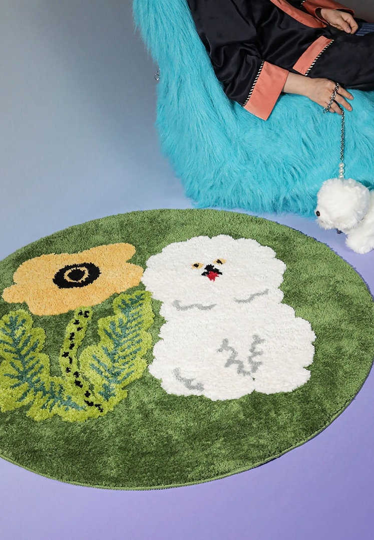 Designer Quirky Dogs Series Area Rug Door Mat Bedroom Rug Etsy